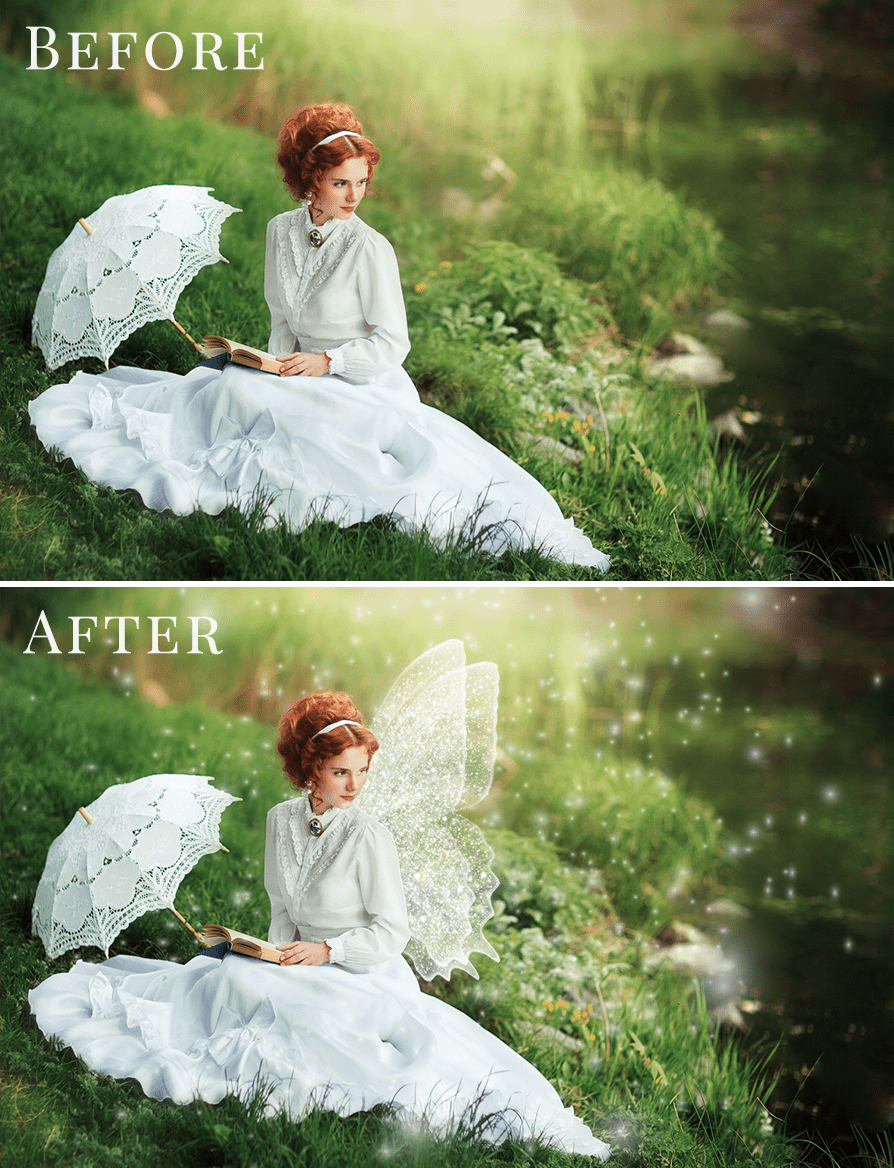 fairy wings photo overlays